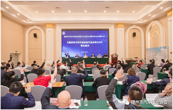 会员单位对行业自律公约进行表决