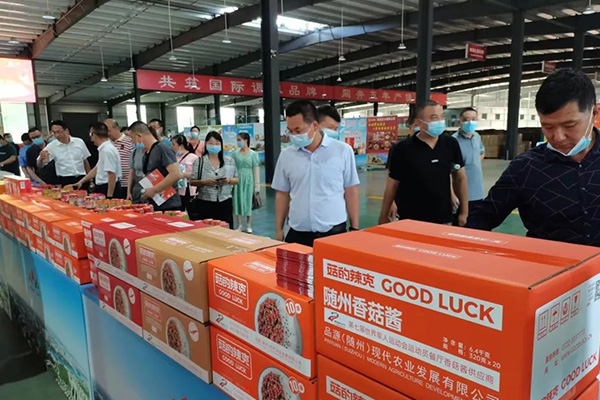 参观品源公司展示厅